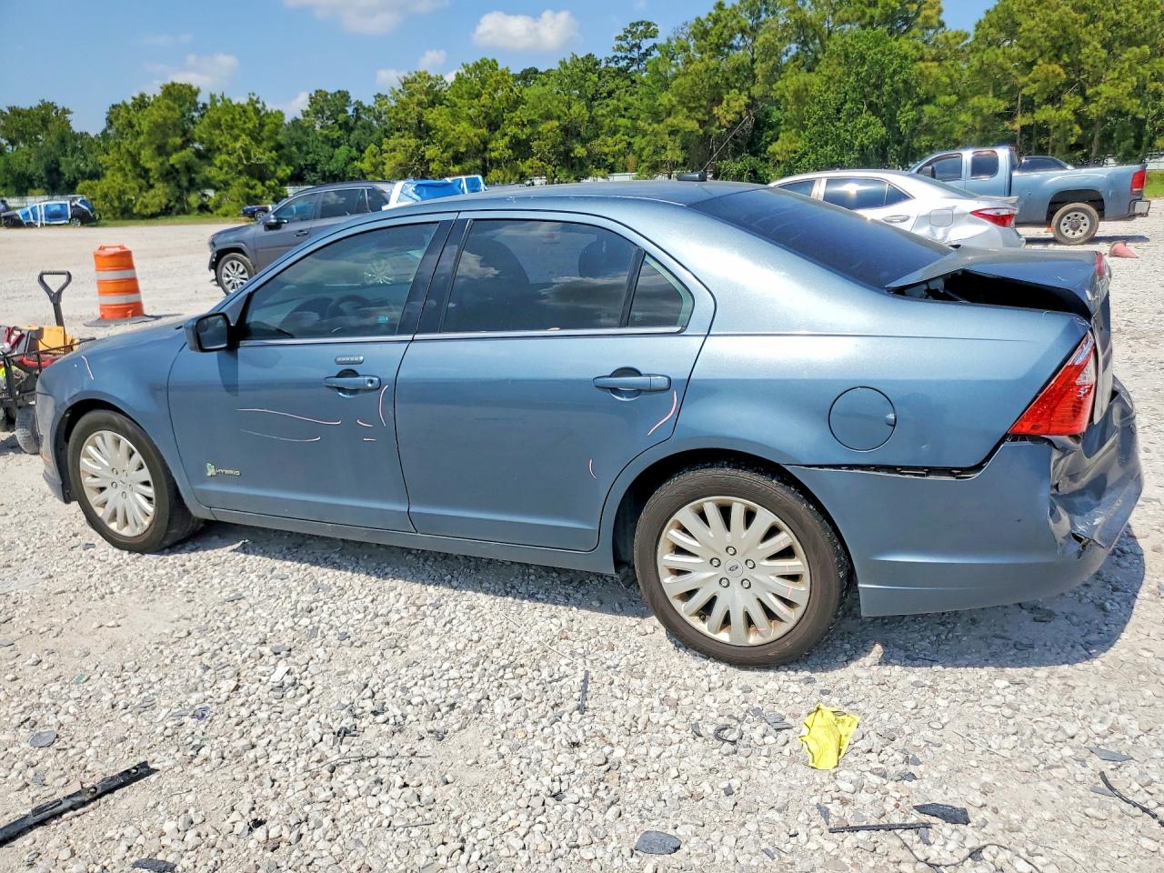 2012 Ford Fusion Hybrid Blue vin: 3FADP0L39CR176171