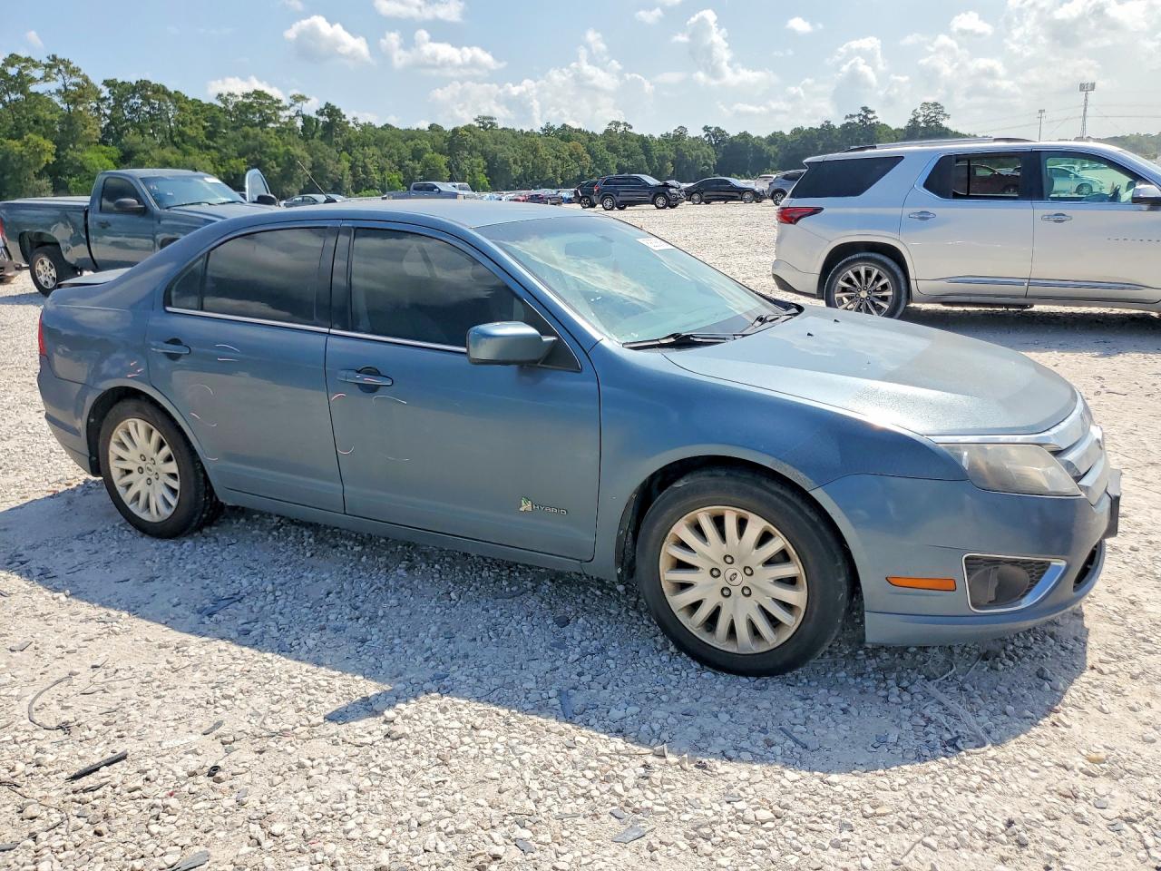 2012 Ford Fusion Hybrid Blue vin: 3FADP0L39CR176171