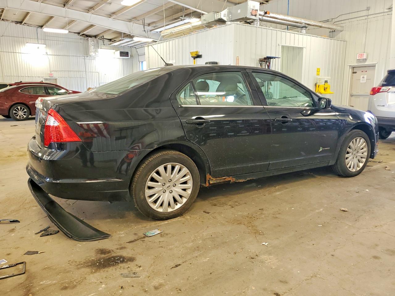 2012 Ford Fusion Hybrid Black vin: 3FADP0L39CR176638