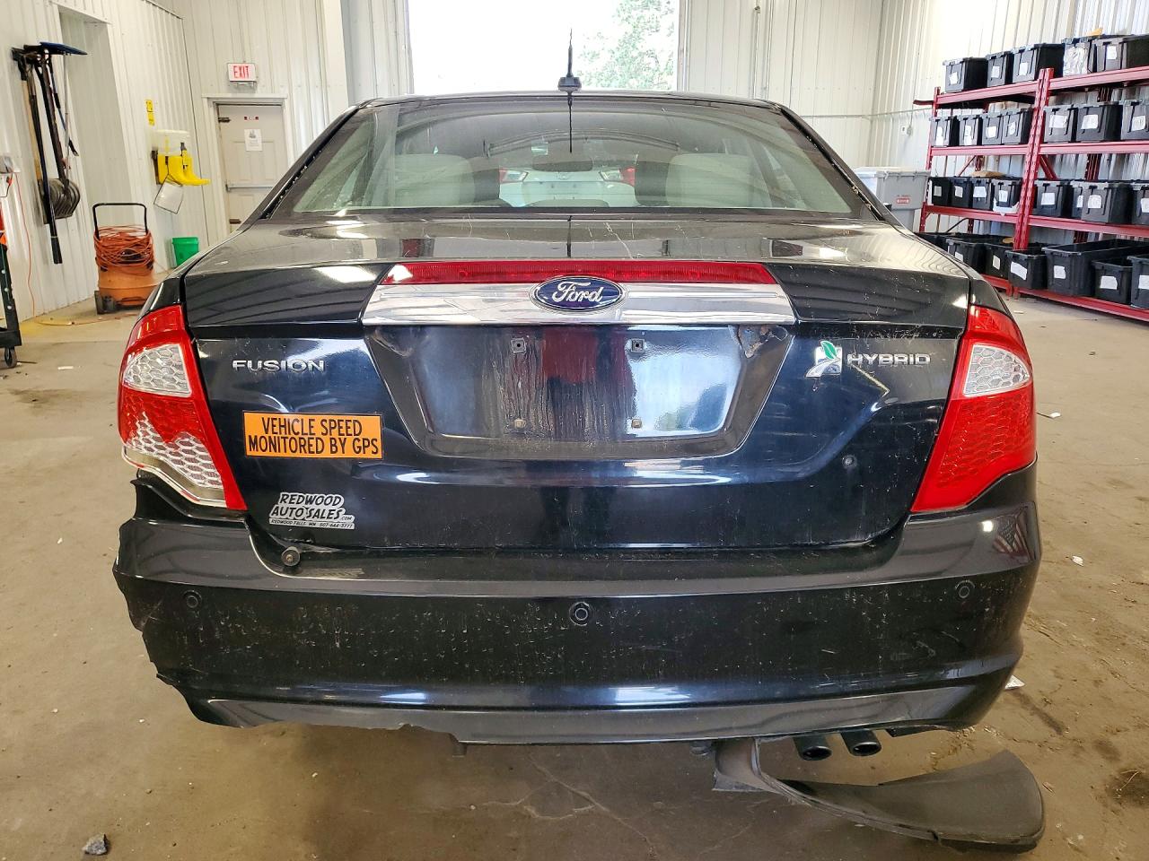 2012 Ford Fusion Hybrid Black vin: 3FADP0L39CR176638