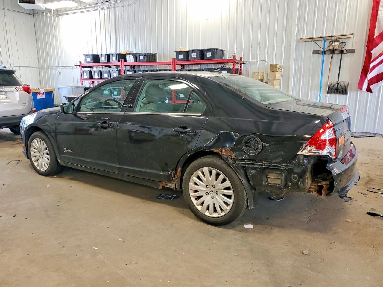 2012 Ford Fusion Hybrid Black vin: 3FADP0L39CR176638