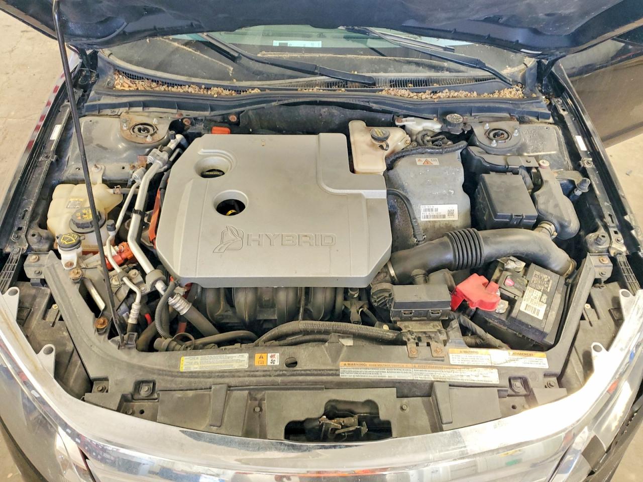 2012 Ford Fusion Hybrid Black vin: 3FADP0L39CR176638