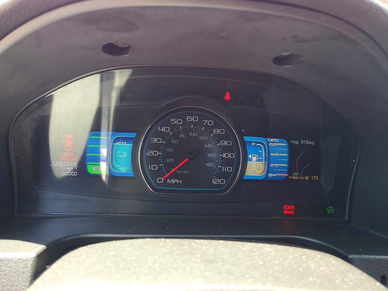 2012 Ford Fusion Hybrid Red vin: 3FADP0L39CR294947