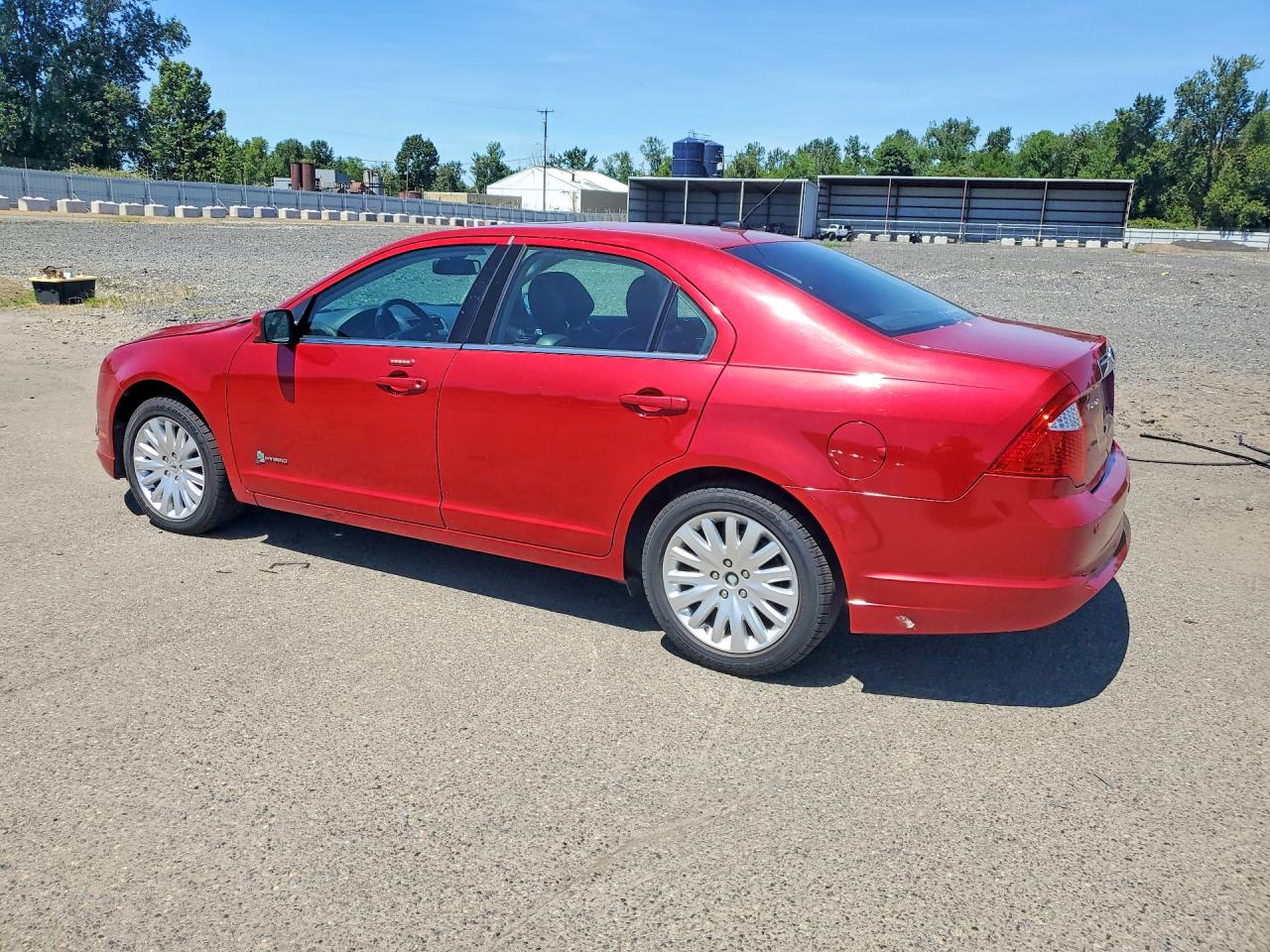 2012 Ford Fusion Hybrid Red vin: 3FADP0L39CR294947