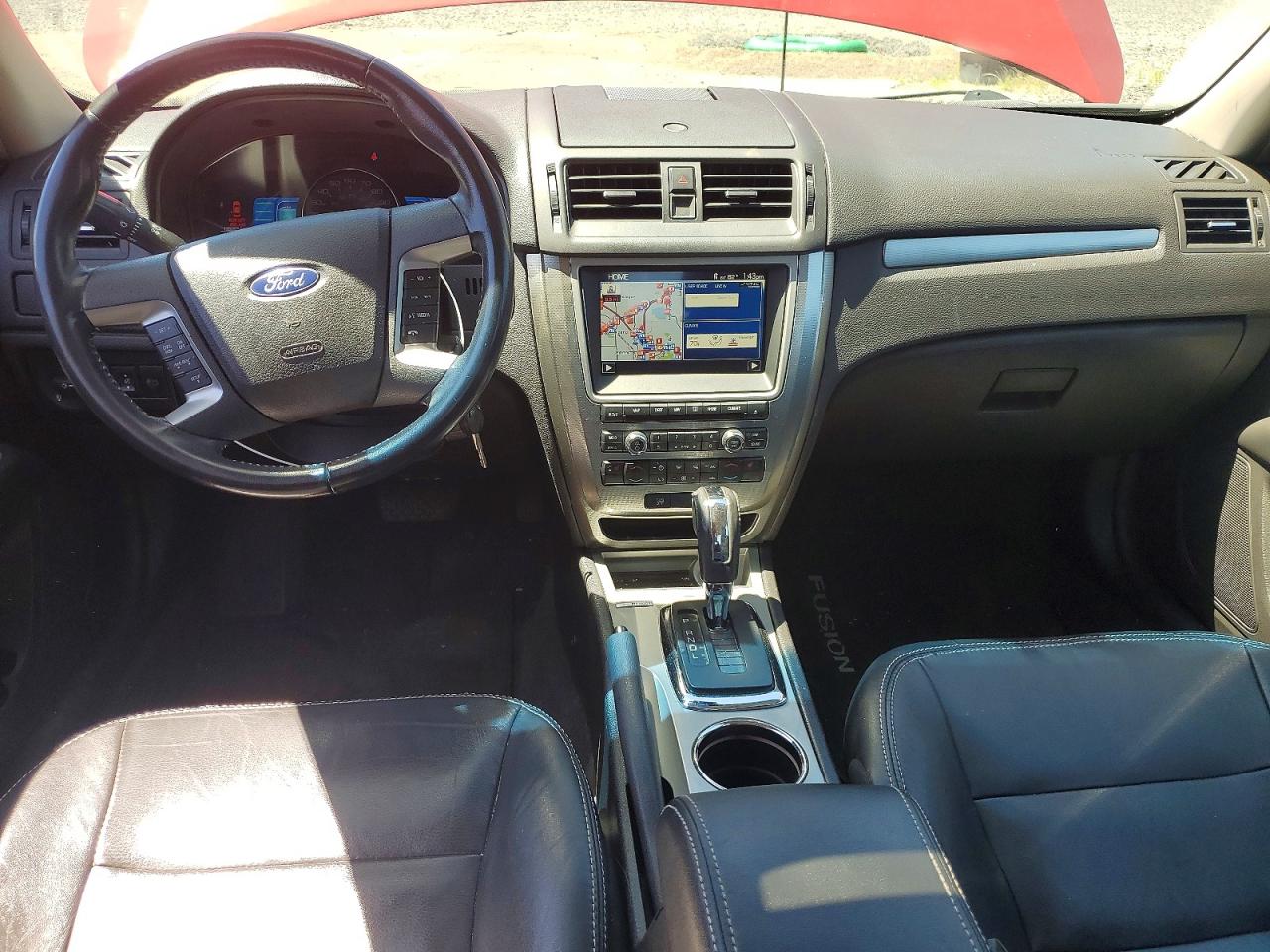 2012 Ford Fusion Hybrid Red vin: 3FADP0L39CR294947