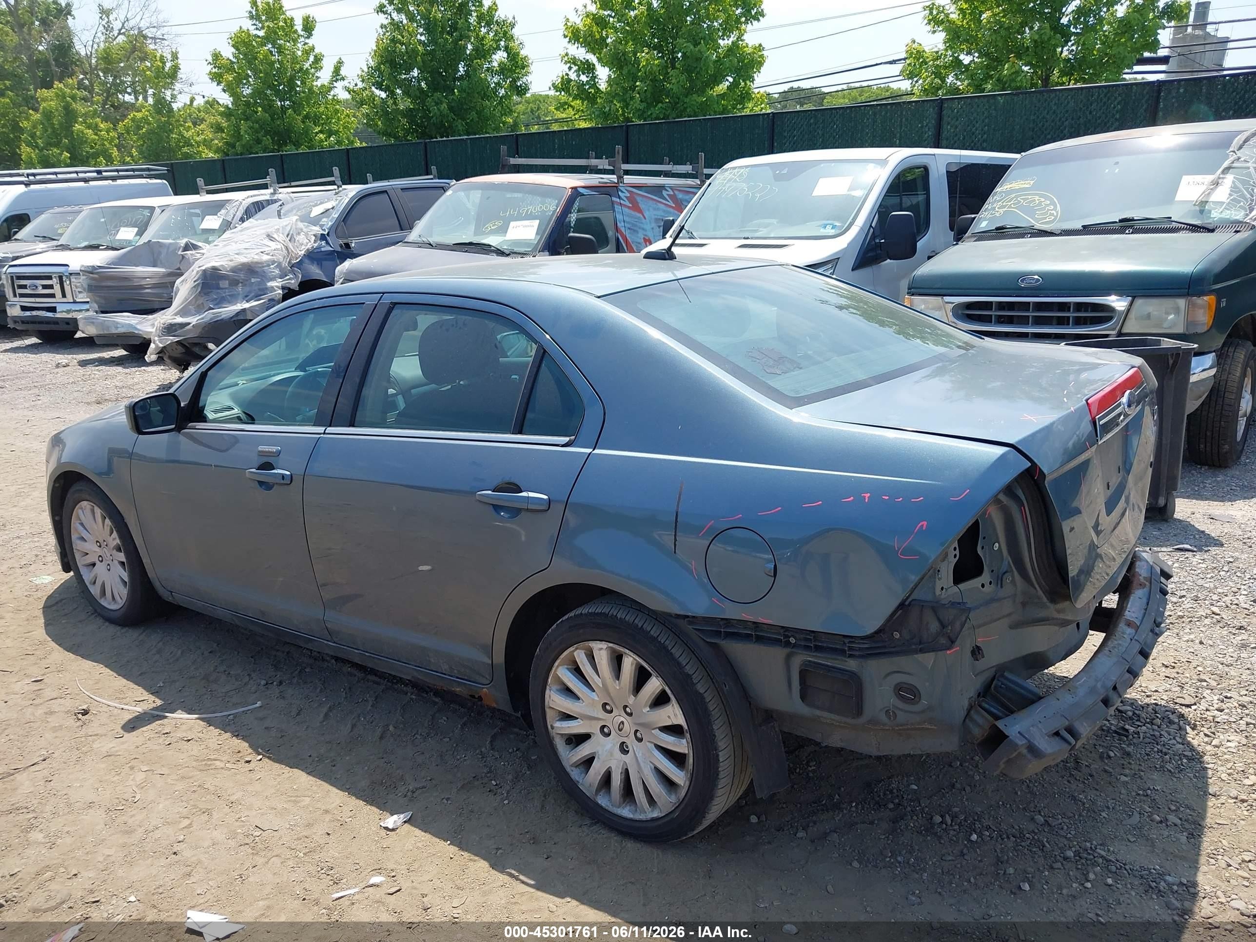 2012 Ford Fusion Hybrid Blue vin: 3FADP0L39CR333830