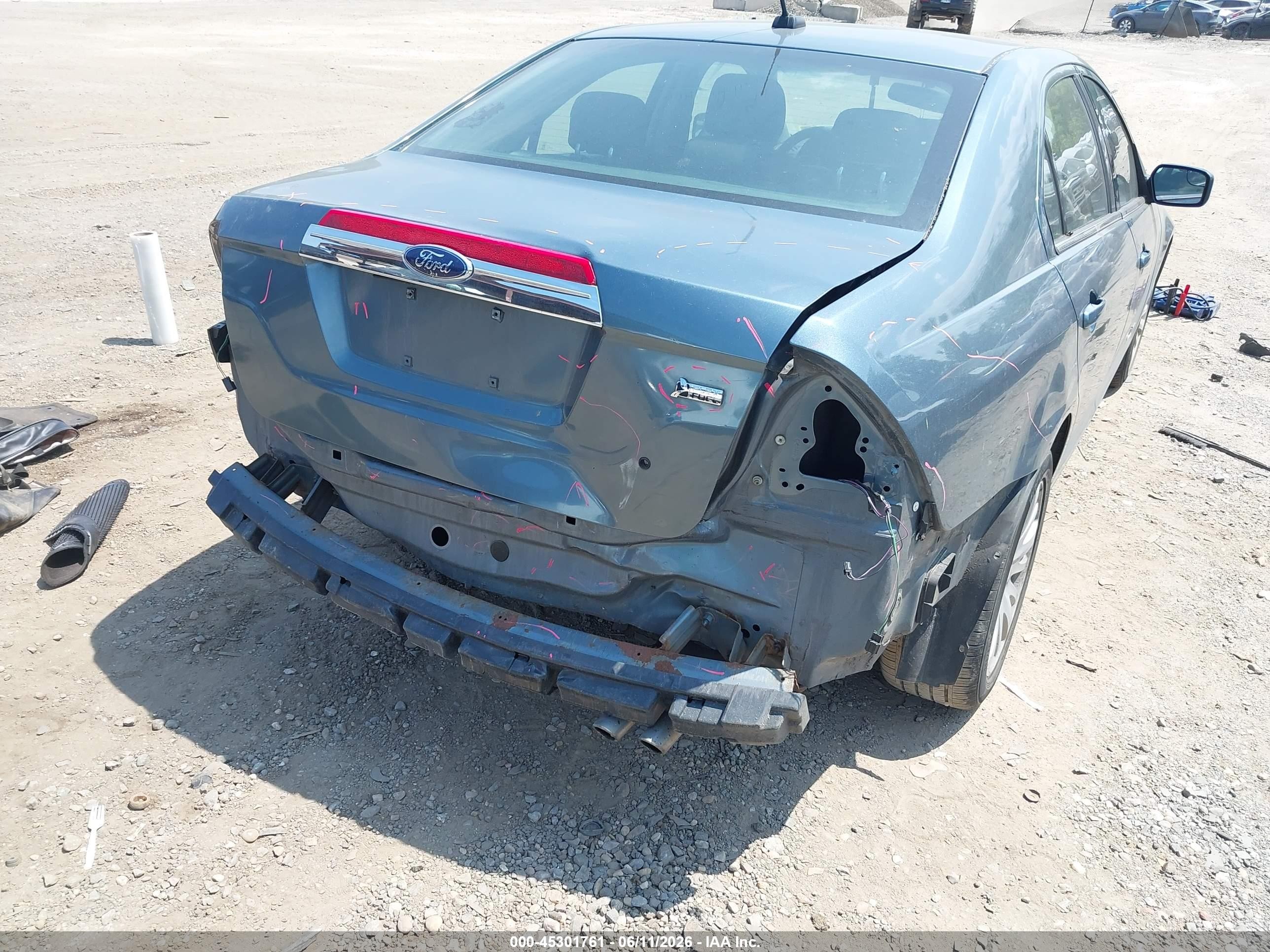 2012 Ford Fusion Hybrid Blue vin: 3FADP0L39CR333830