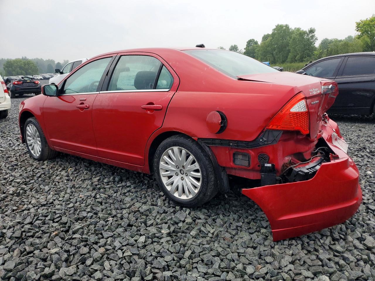 2012 Ford Fusion Hybrid Красный vin: 3FADP0L39CR410440