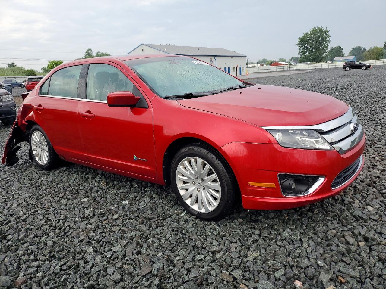 2012 Ford Fusion Hybrid Красный vin: 3FADP0L39CR410440