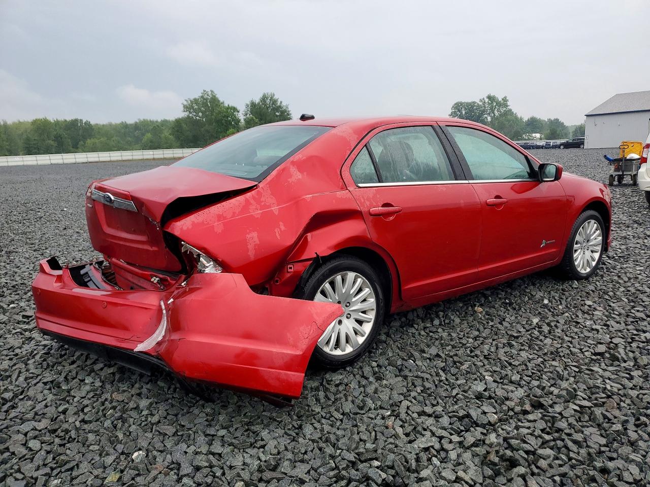 2012 Ford Fusion Hybrid Красный vin: 3FADP0L39CR410440