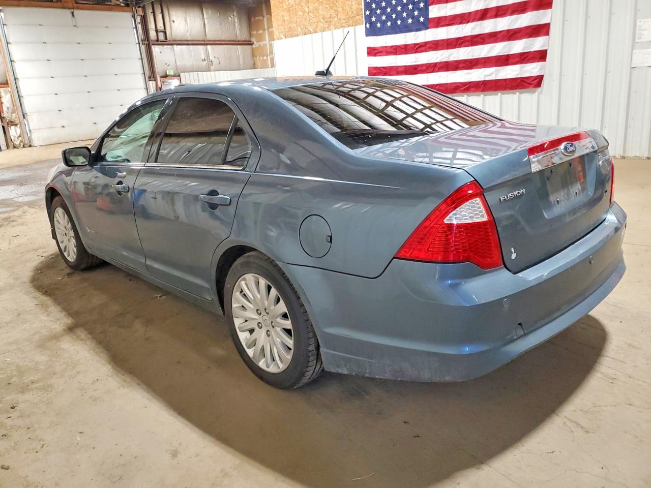 2012 Ford Fusion Hybrid Teal vin: 3FADP0L39CR447519