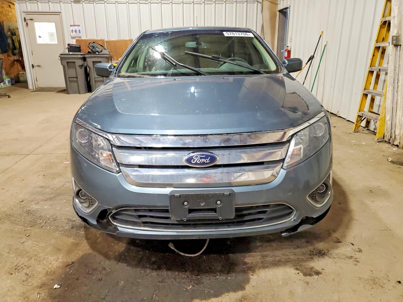 2012 Ford Fusion Hybrid Teal vin: 3FADP0L39CR447519