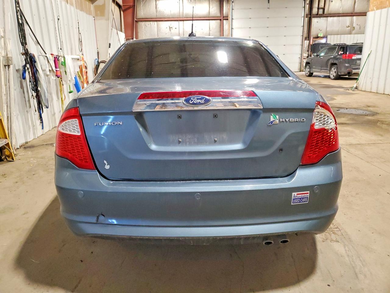 2012 Ford Fusion Hybrid Teal vin: 3FADP0L39CR447519
