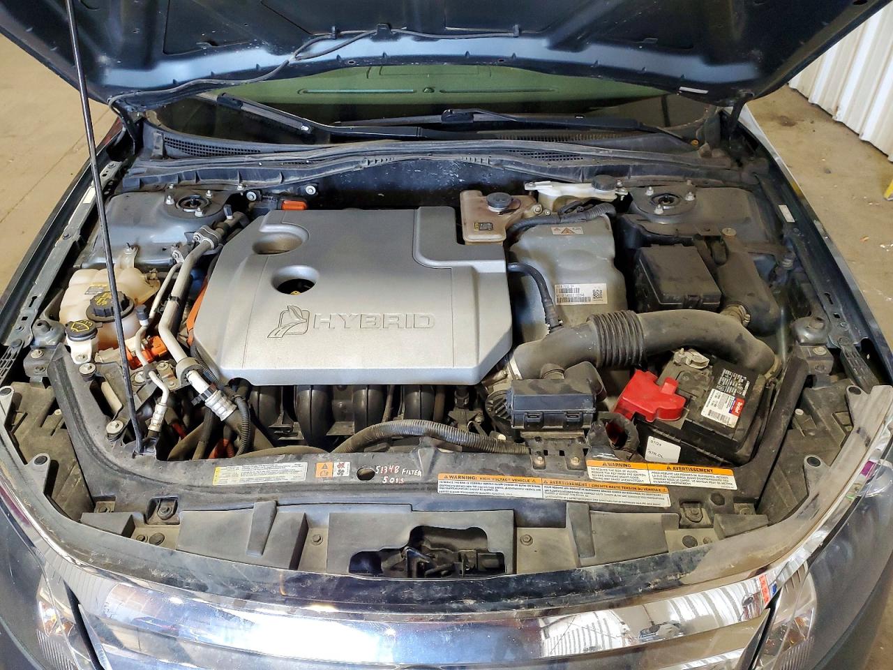 2012 Ford Fusion Hybrid Teal vin: 3FADP0L39CR447519