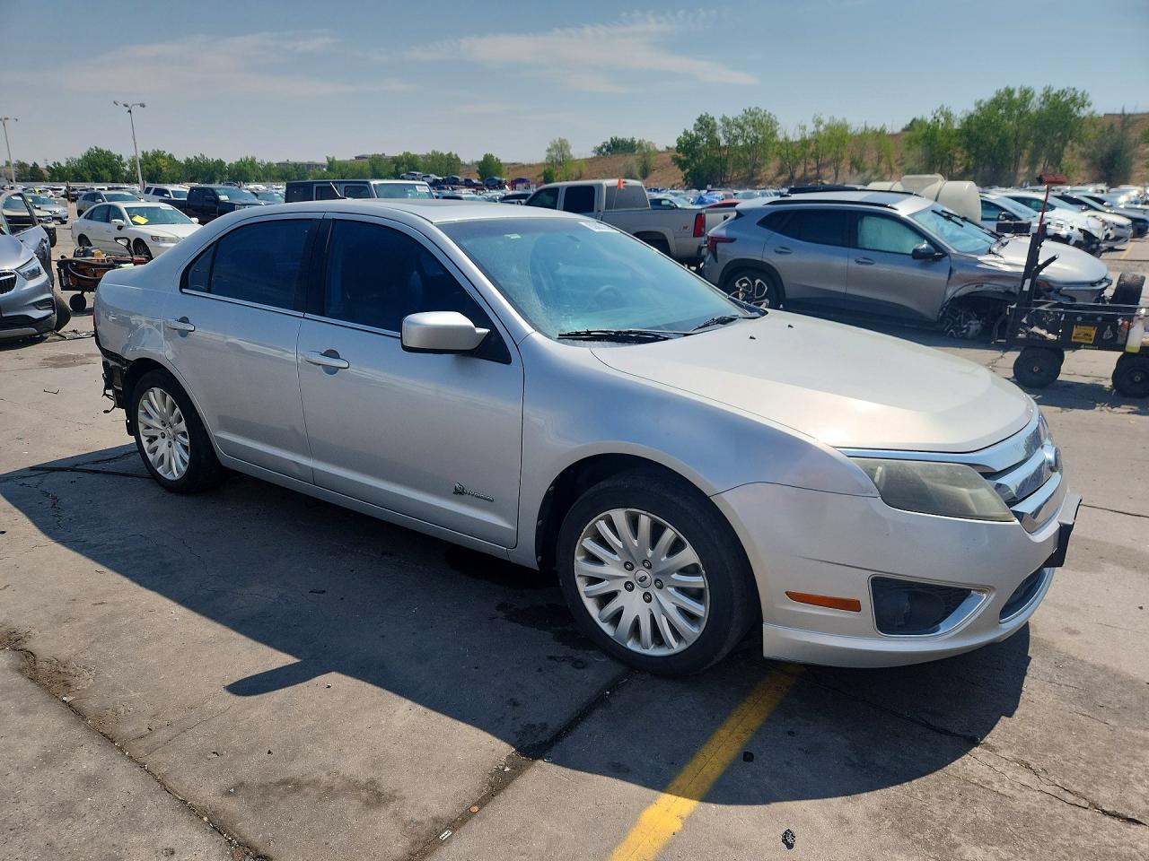 2010 Ford Fusion Hybrid Silver vin: 3FADP0L3XAR139675