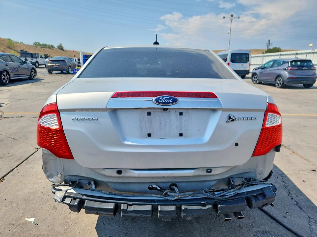 2010 Ford Fusion Hybrid Silver vin: 3FADP0L3XAR139675