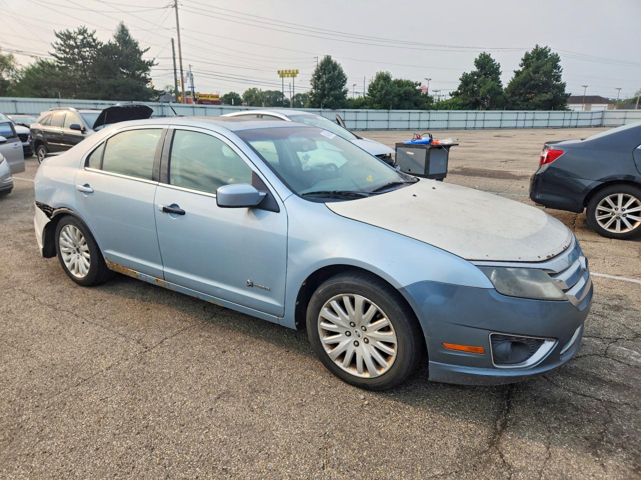 2010 Ford Fusion Hybrid Blue vin: 3FADP0L3XAR149266