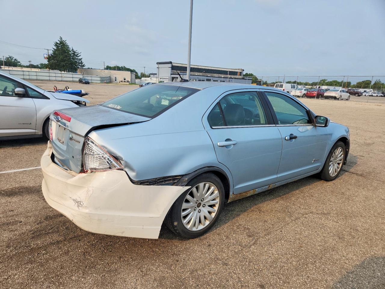 2010 Ford Fusion Hybrid Blue vin: 3FADP0L3XAR149266