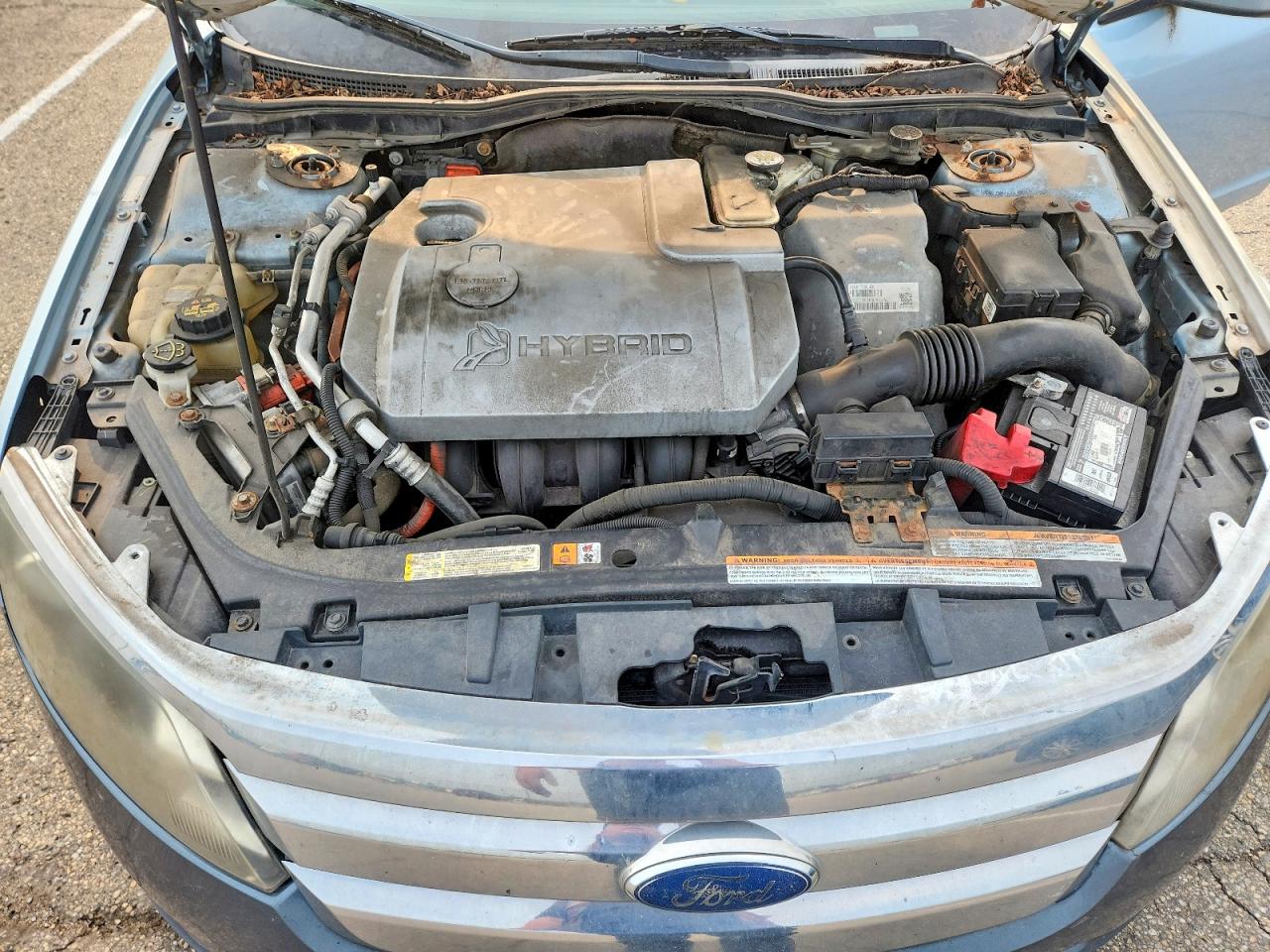 2010 Ford Fusion Hybrid Blue vin: 3FADP0L3XAR149266
