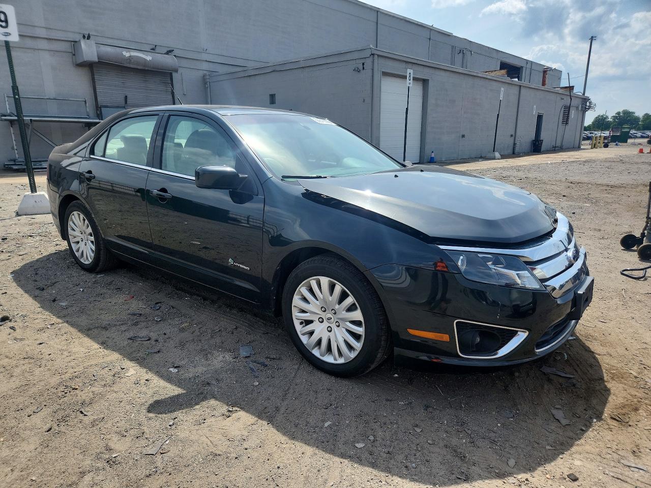 2010 Ford Fusion Hybrid Black vin: 3FADP0L3XAR178699