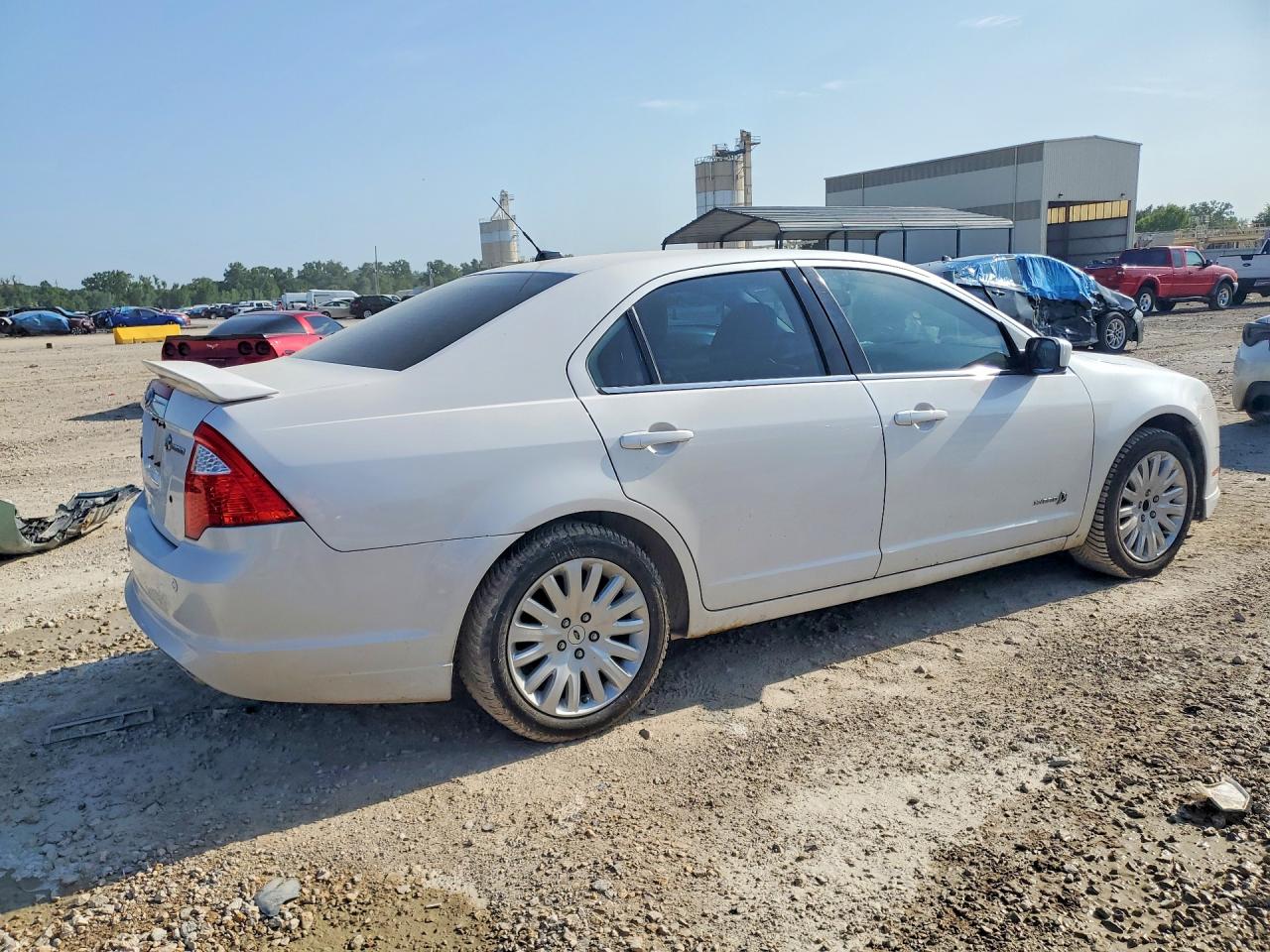 2010 Ford Fusion Hybrid White vin: 3FADP0L3XAR305421
