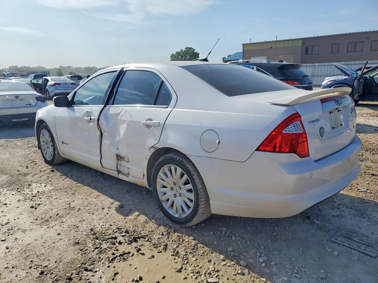 2010 Ford Fusion Hybrid White vin: 3FADP0L3XAR305421