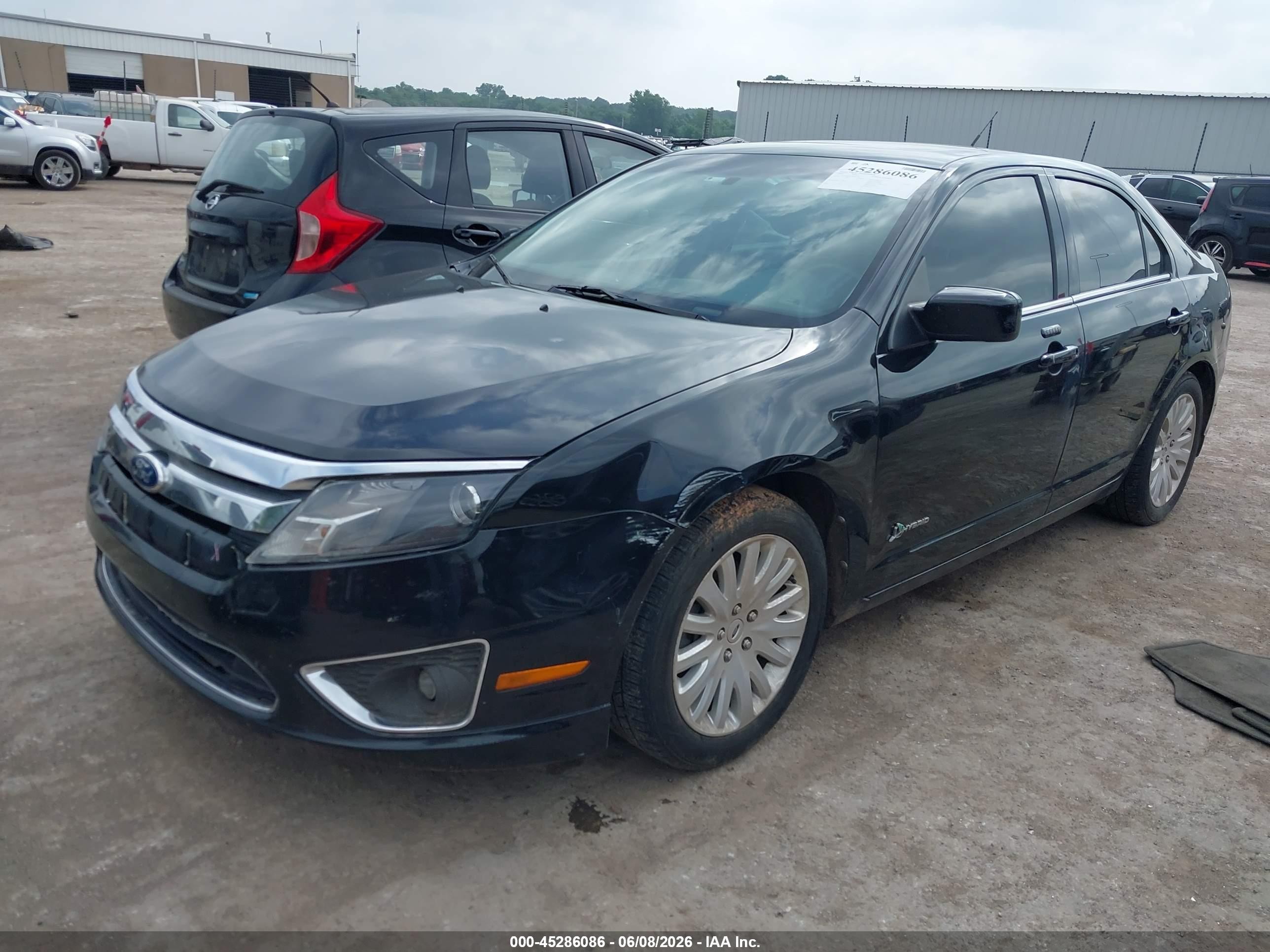 2010 Ford Fusion Hybrid Black vin: 3FADP0L3XAR315740