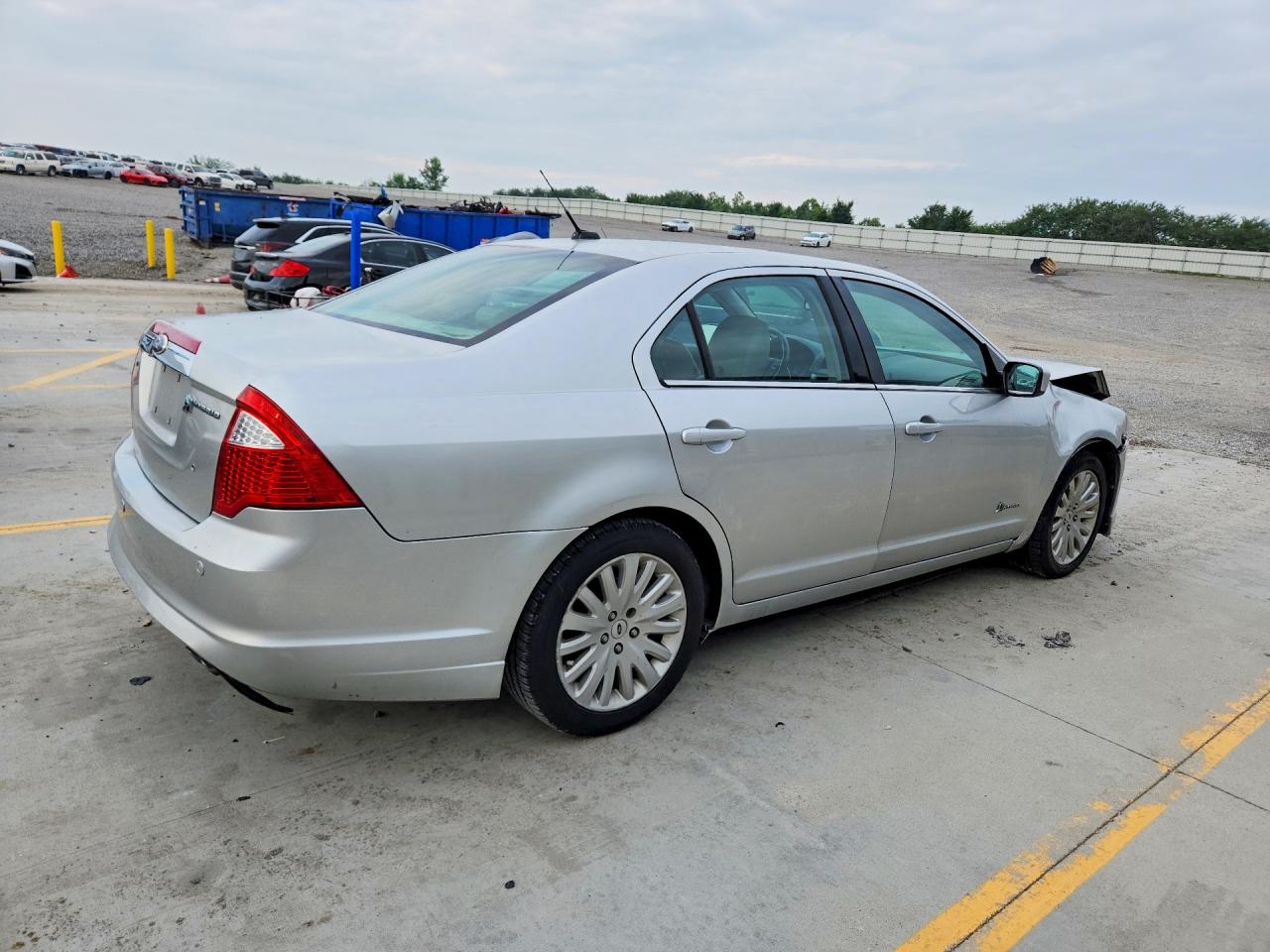 2010 Ford Fusion Hybrid Silver vin: 3FADP0L3XAR318377