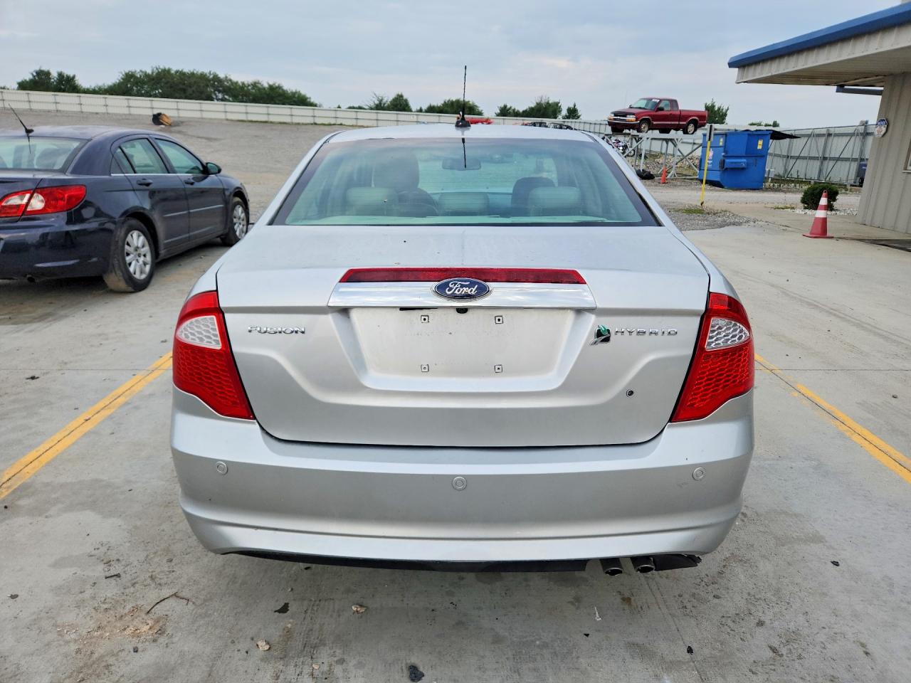 2010 Ford Fusion Hybrid Silver vin: 3FADP0L3XAR318377