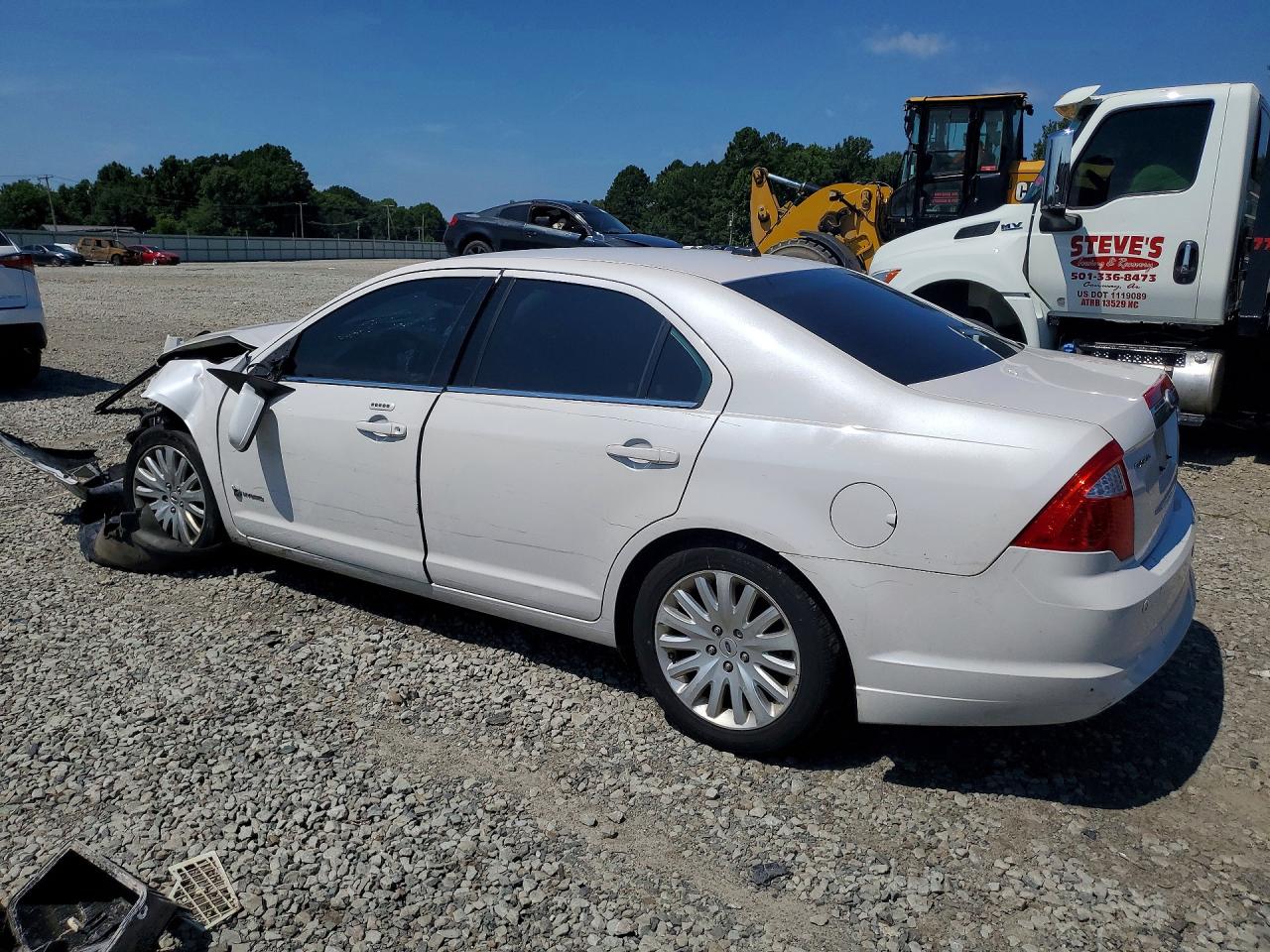 2010 Ford Fusion Hybrid White vin: 3FADP0L3XAR332084