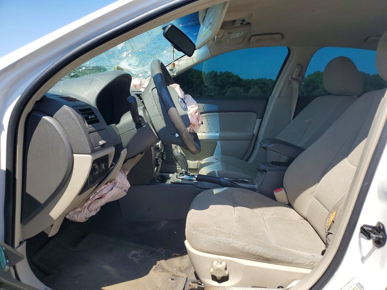 2010 Ford Fusion Hybrid White vin: 3FADP0L3XAR332084
