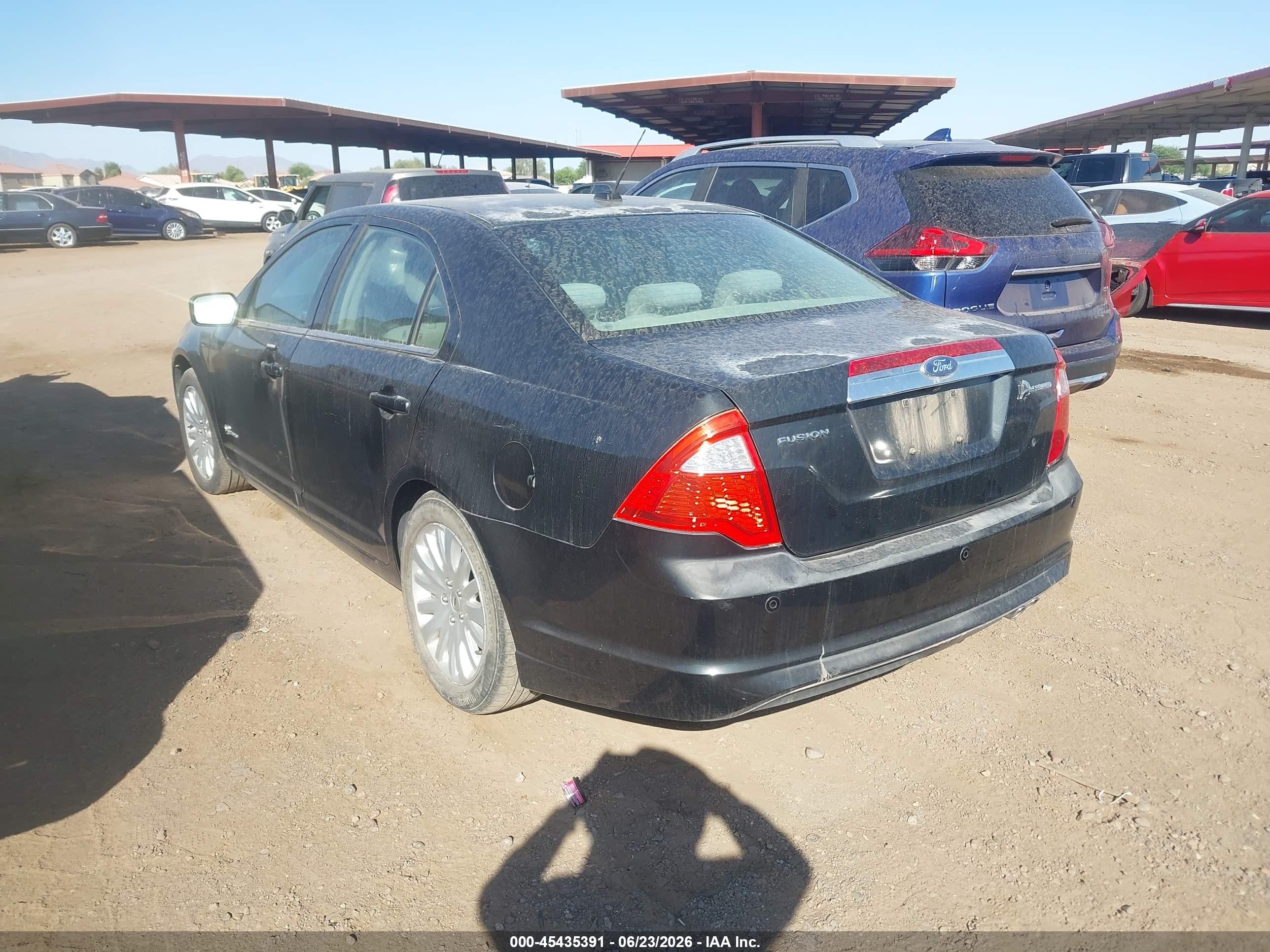 2010 Ford Fusion Hybrid   Черный vin: 3FADP0L3XAR343599