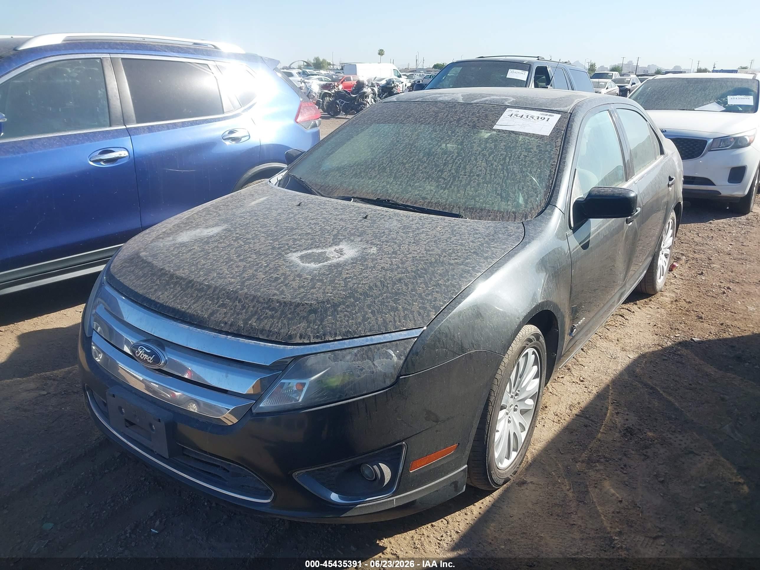 2010 Ford Fusion Hybrid   Черный vin: 3FADP0L3XAR343599