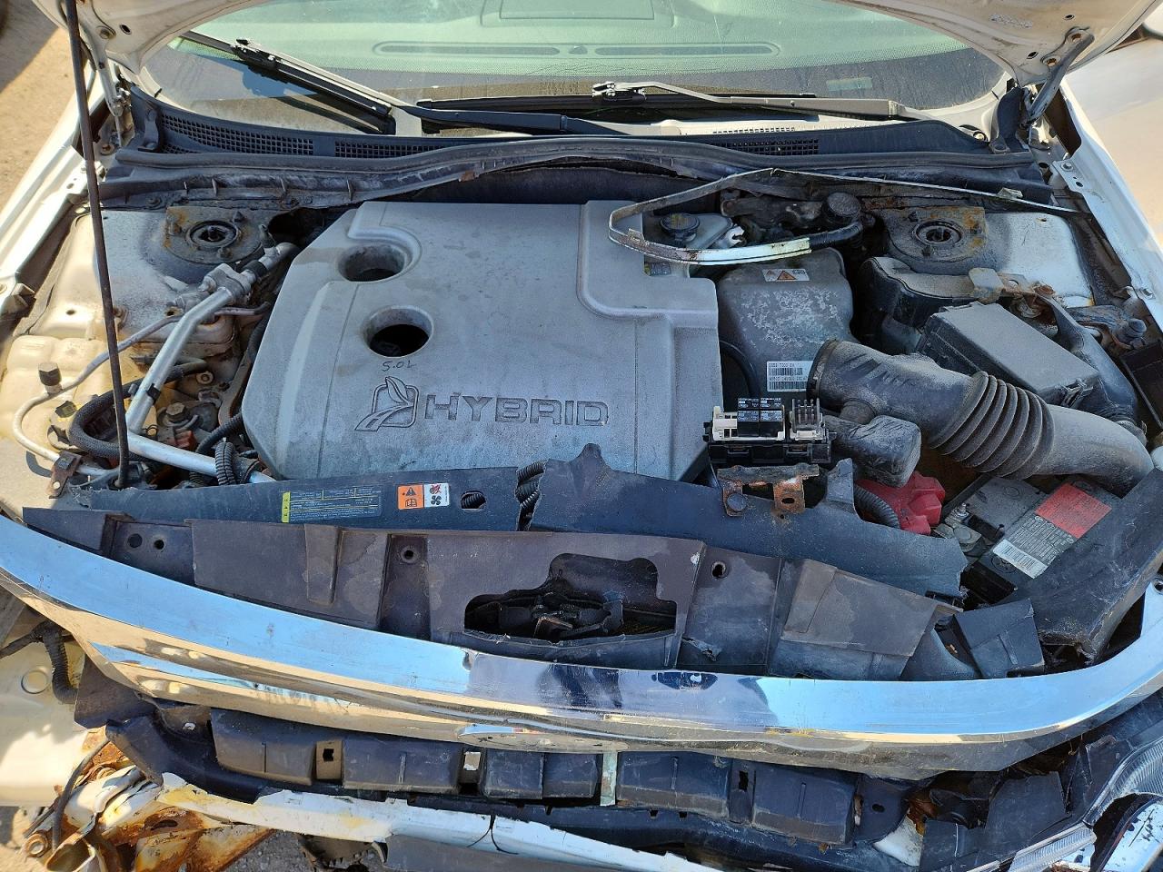 2011 Ford Fusion Hybrid Белый vin: 3FADP0L3XBR226610