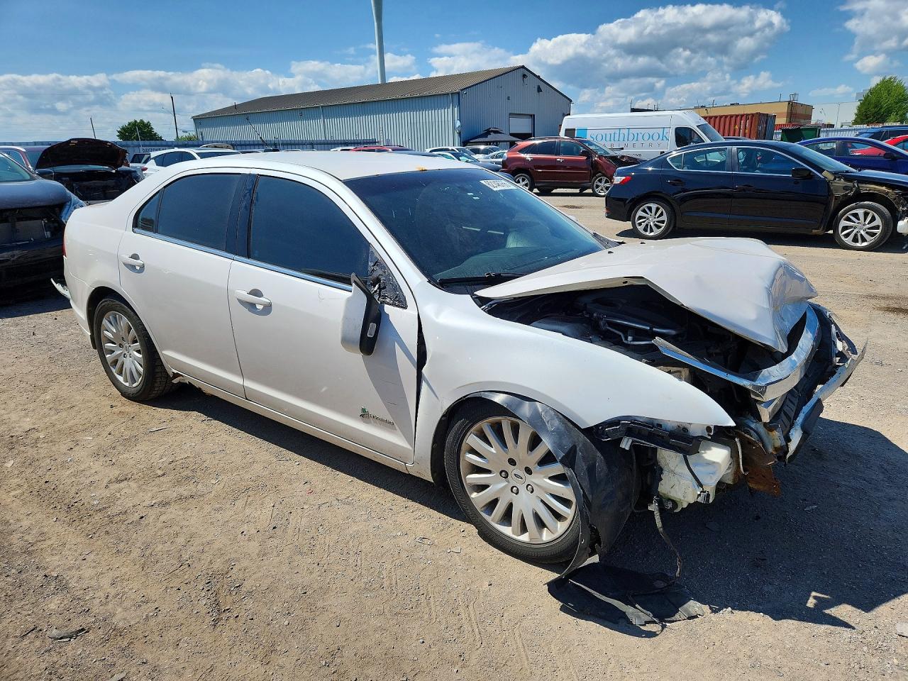 2011 Ford Fusion Hybrid Белый vin: 3FADP0L3XBR226610