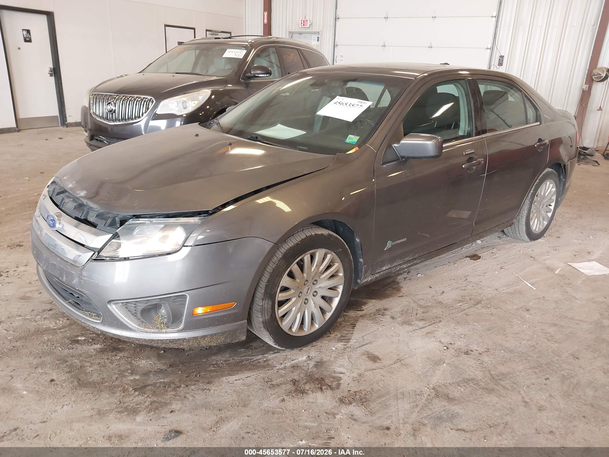 2011 Ford Fusion Hybrid   Gray vin: 3FADP0L3XBR273524