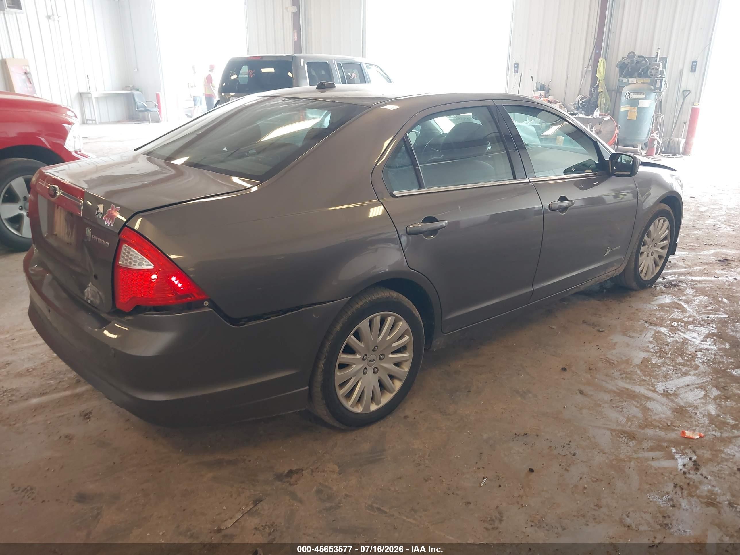 2011 Ford Fusion Hybrid   Gray vin: 3FADP0L3XBR273524