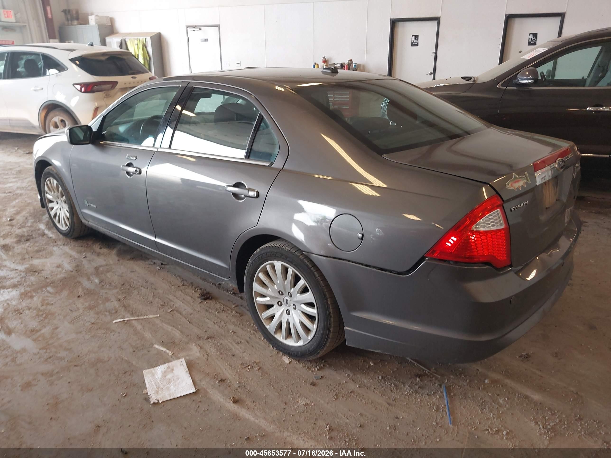 2011 Ford Fusion Hybrid   Gray vin: 3FADP0L3XBR273524