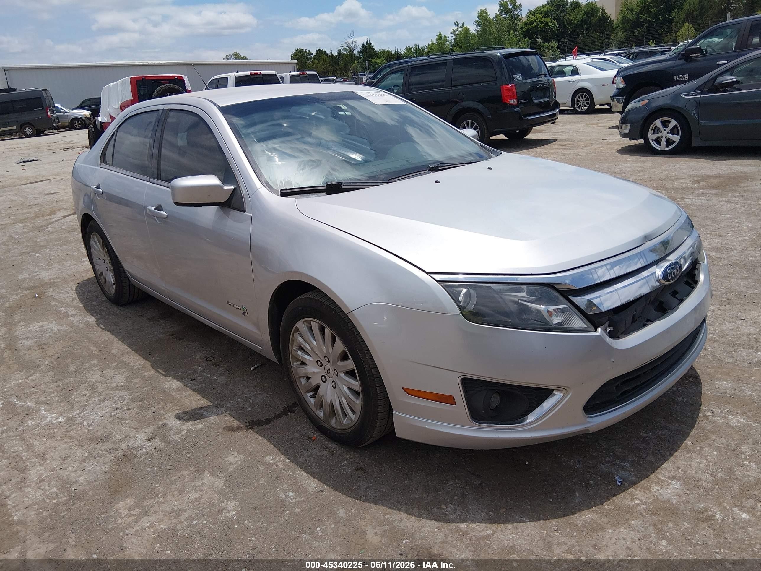 2012 Ford Fusion Hybrid   Silver vin: 3FADP0L3XCR219741