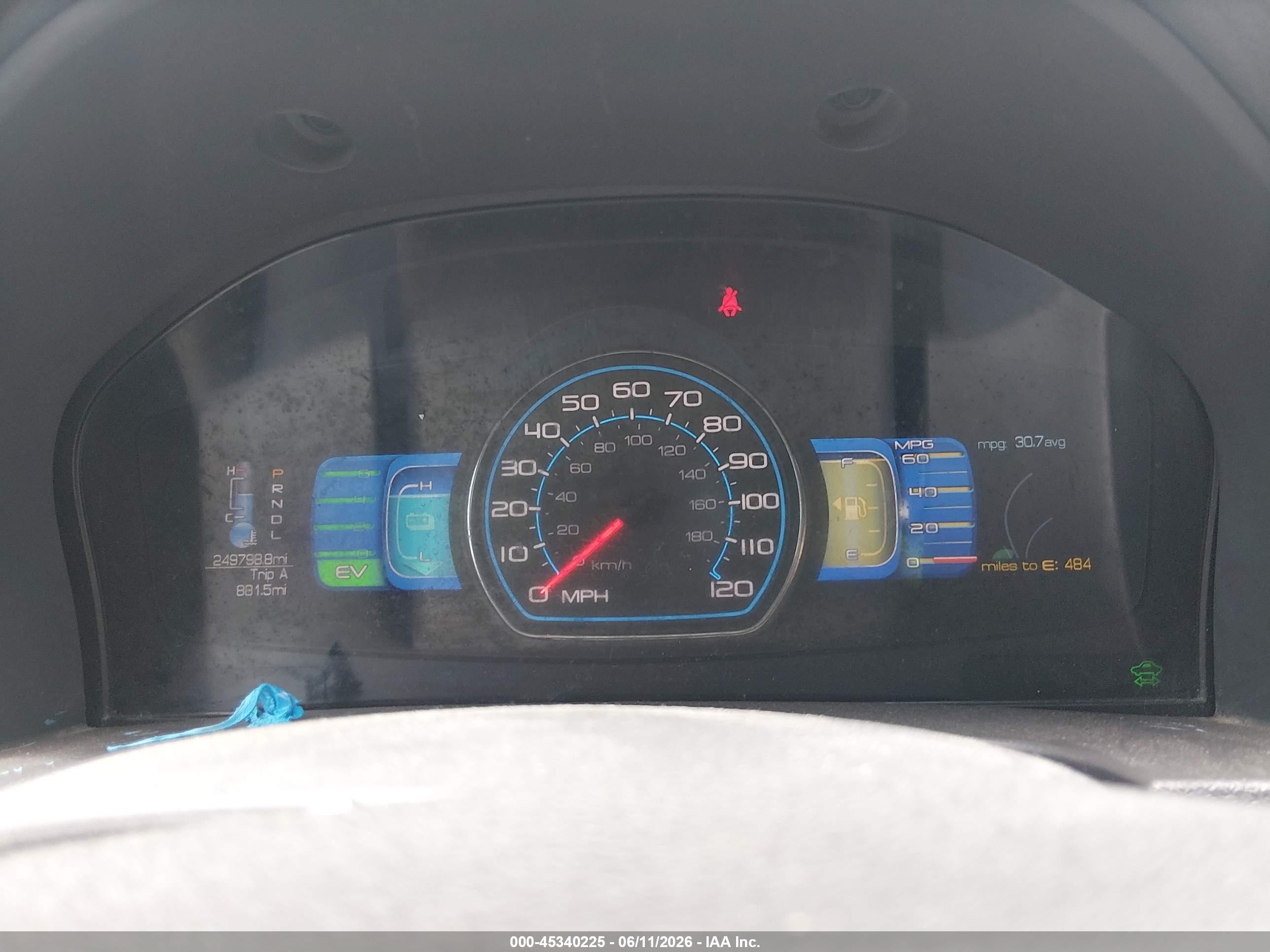 2012 Ford Fusion Hybrid   Silver vin: 3FADP0L3XCR219741