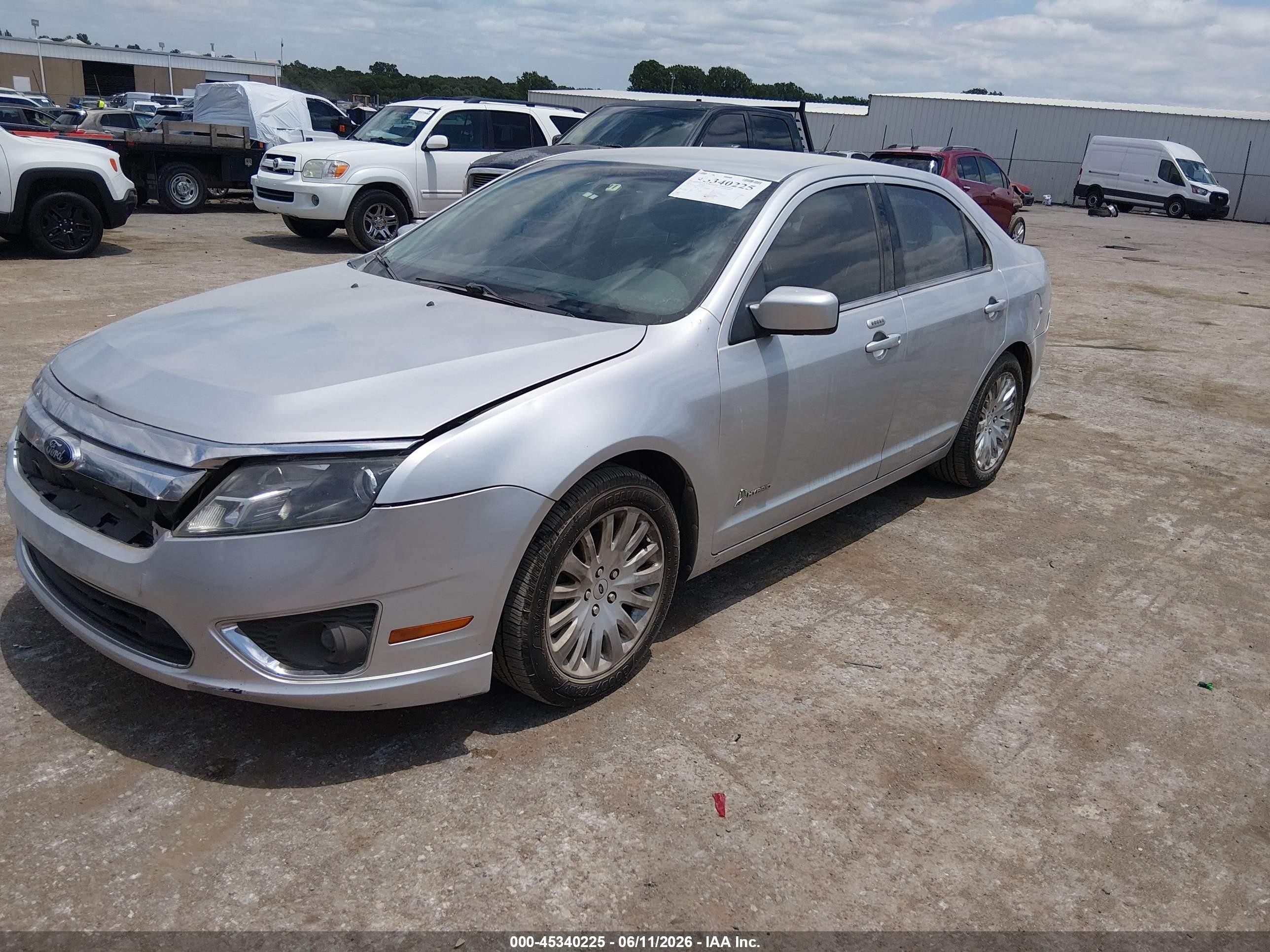 2012 Ford Fusion Hybrid   Silver vin: 3FADP0L3XCR219741