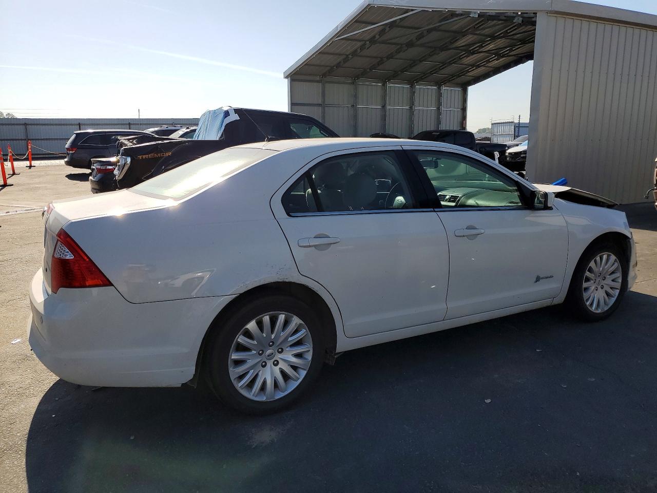 2012 Ford Fusion Hybrid White vin: 3FADP0L3XCR305163