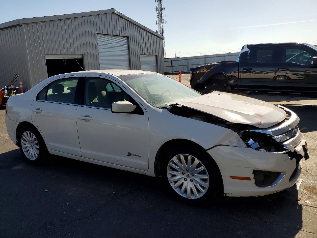 2012 Ford Fusion Hybrid White vin: 3FADP0L3XCR305163