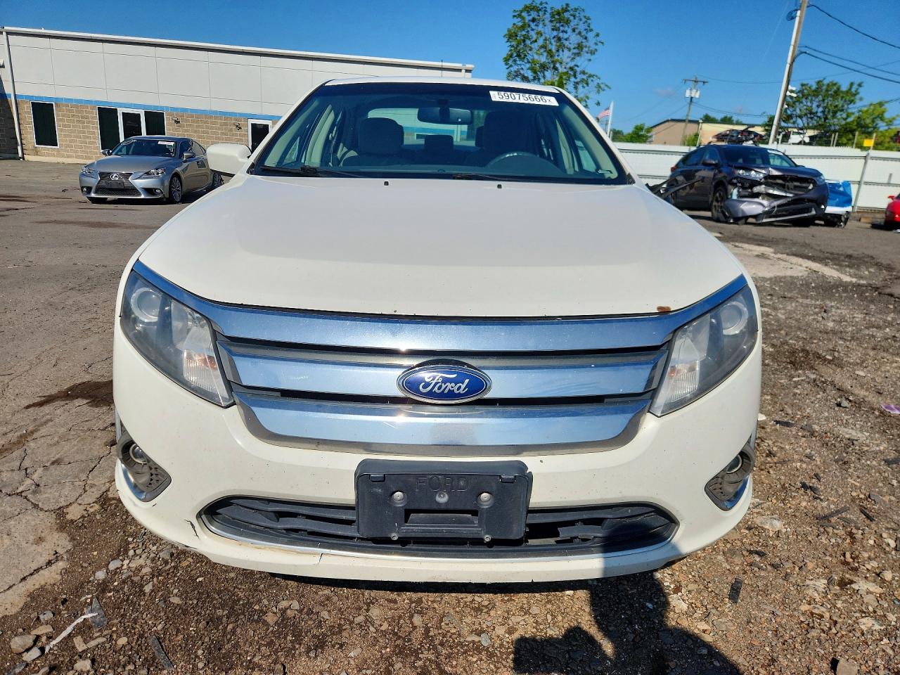 2012 Ford Fusion Hybrid White vin: 3FADP0L3XCR447416