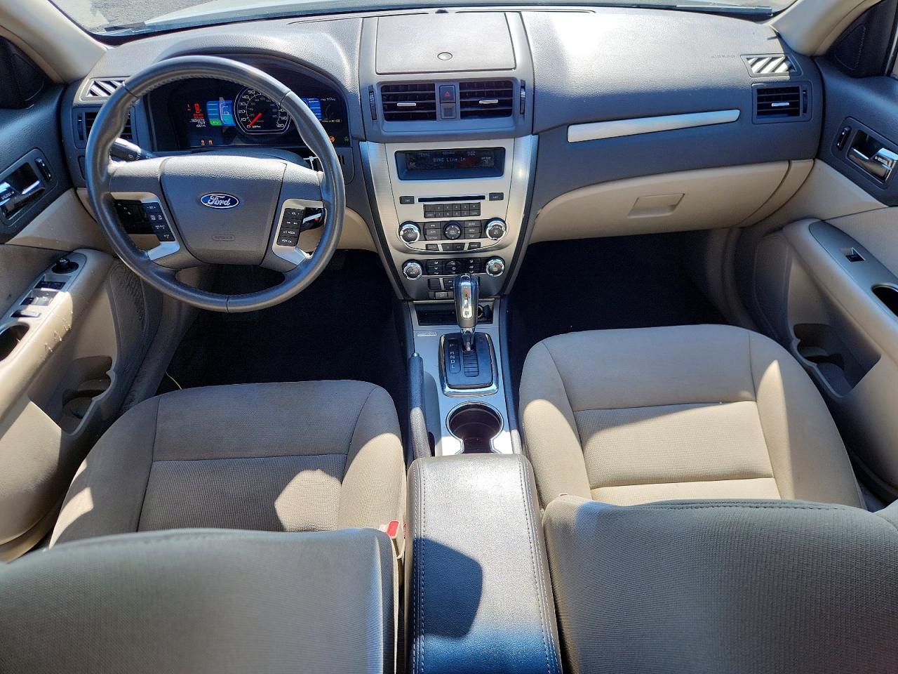 2012 Ford Fusion Hybrid White vin: 3FADP0L3XCR447416