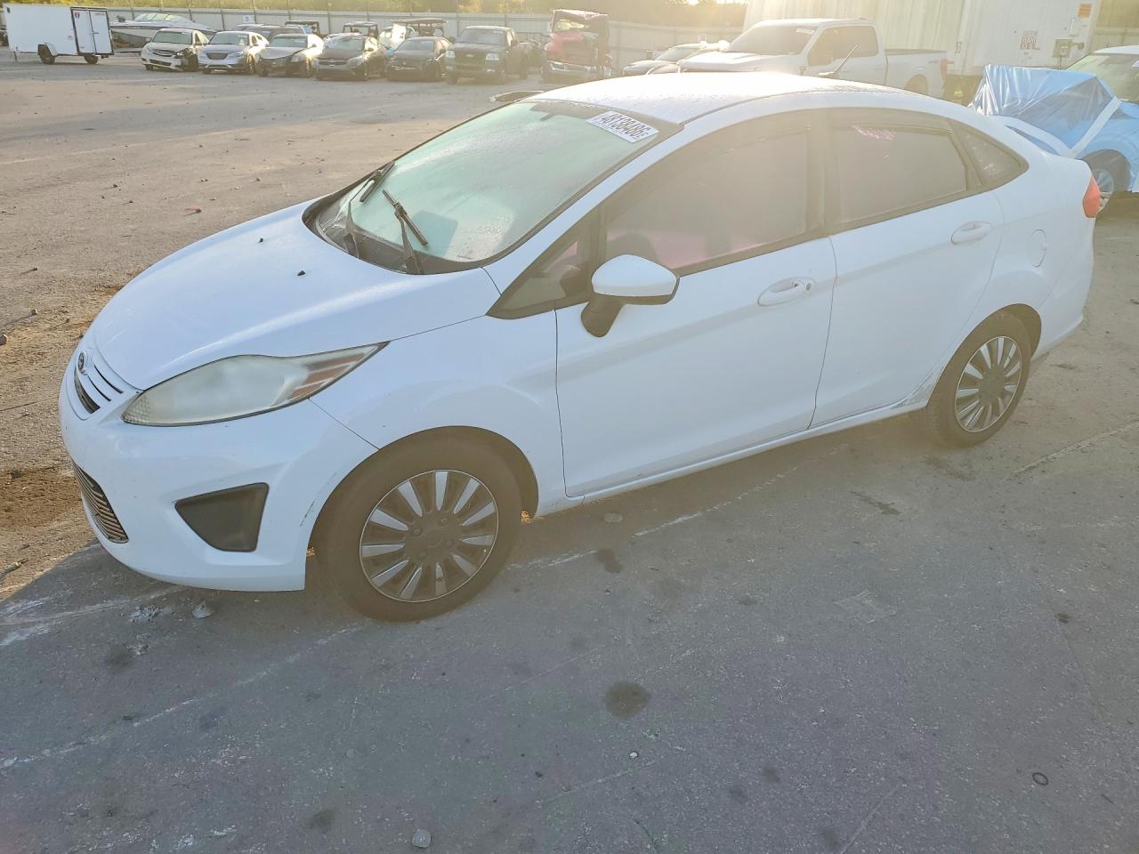 2011 Ford Fiesta S White vin: 3FADP4AJ0BM174779