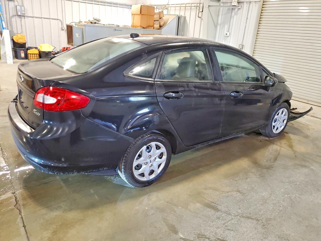 2013 Ford Fiesta S Black vin: 3FADP4AJ0DM225880
