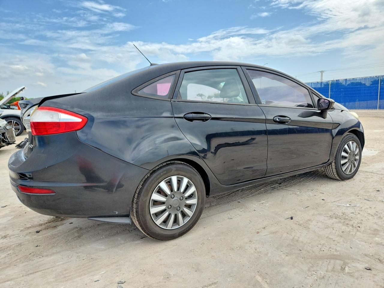 2015 Ford Fiesta S Black vin: 3FADP4AJ0FM202795