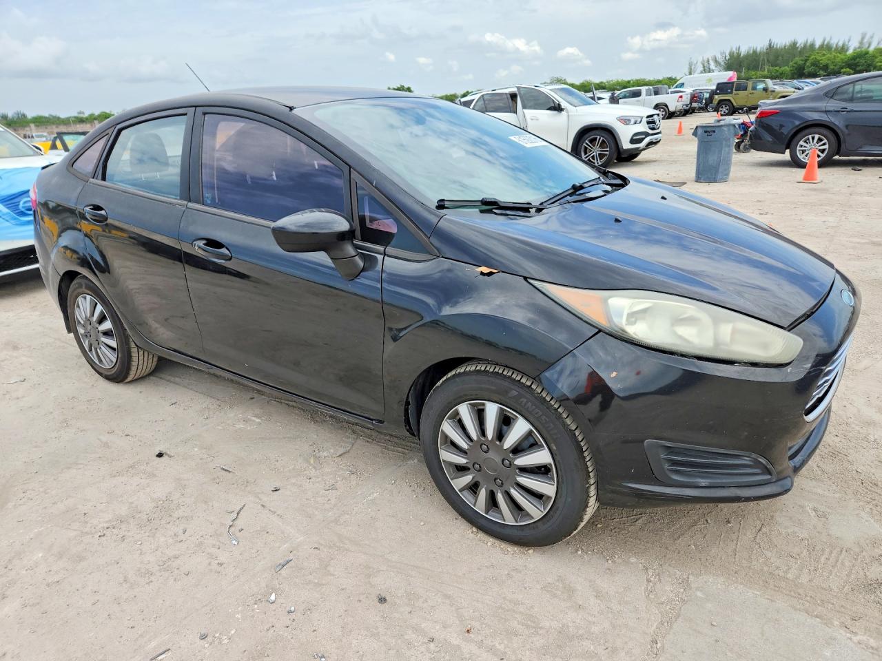 2015 Ford Fiesta S Black vin: 3FADP4AJ0FM202795
