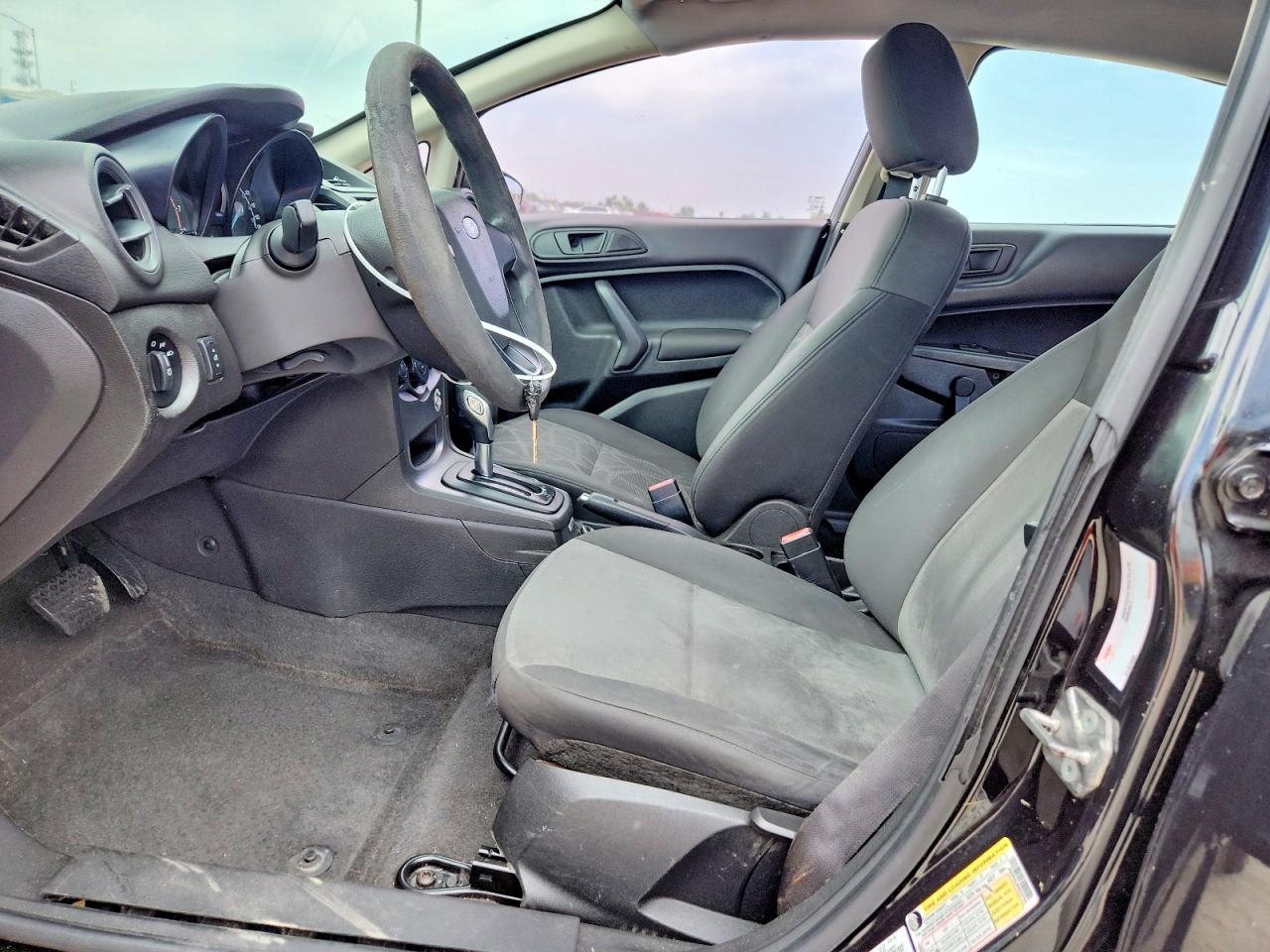 2015 Ford Fiesta S Black vin: 3FADP4AJ0FM202795